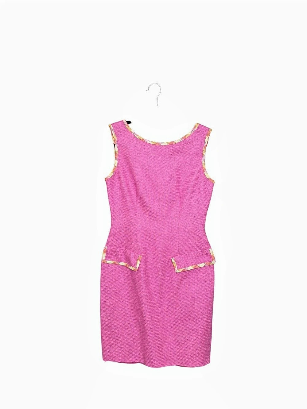 Kathryn Dianos Vintage Pink Silk Cotton Mini Dress Size 4 Like New